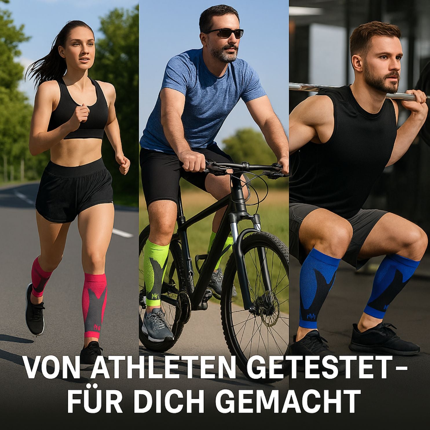 popyy® Wadensleeves mit Kompression für maximale Ergebnisse