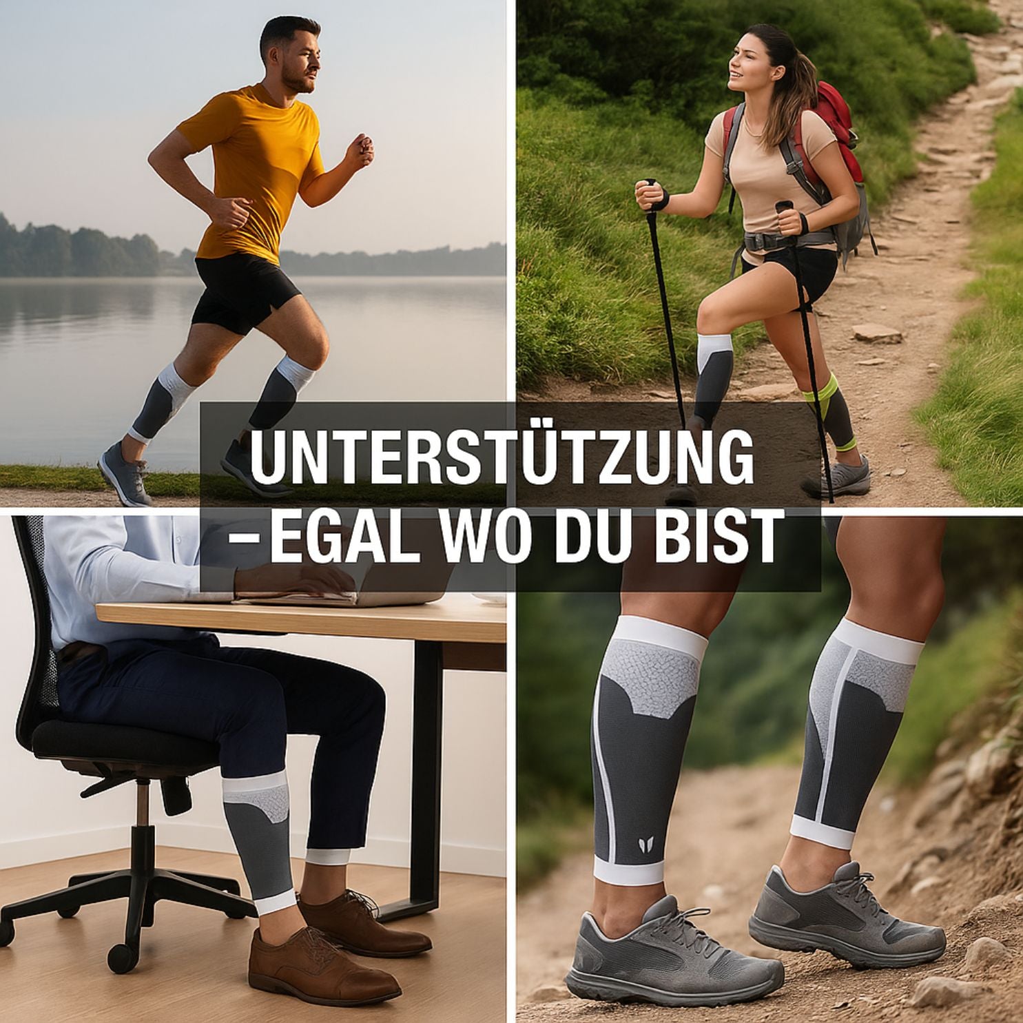 popyy® Wadensleeves mit Kompression für maximale Ergebnisse