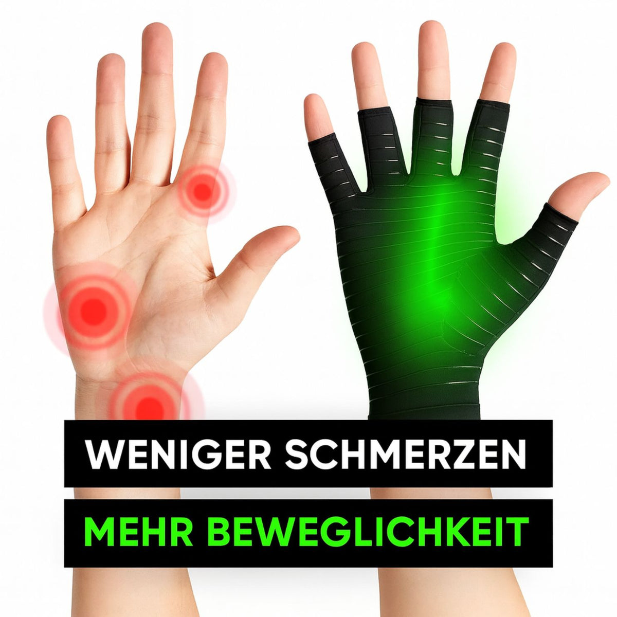 popyy® Arthritis Handschuhe mit Kompression