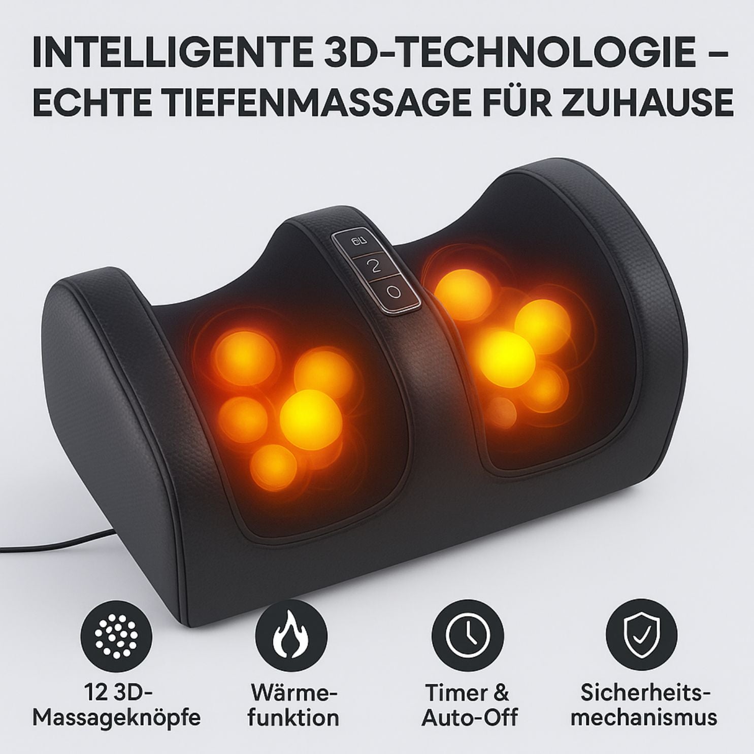popyy® 3D-Massagegerät – Wellness für Zuhause bei müden, geschwollenen Füßen