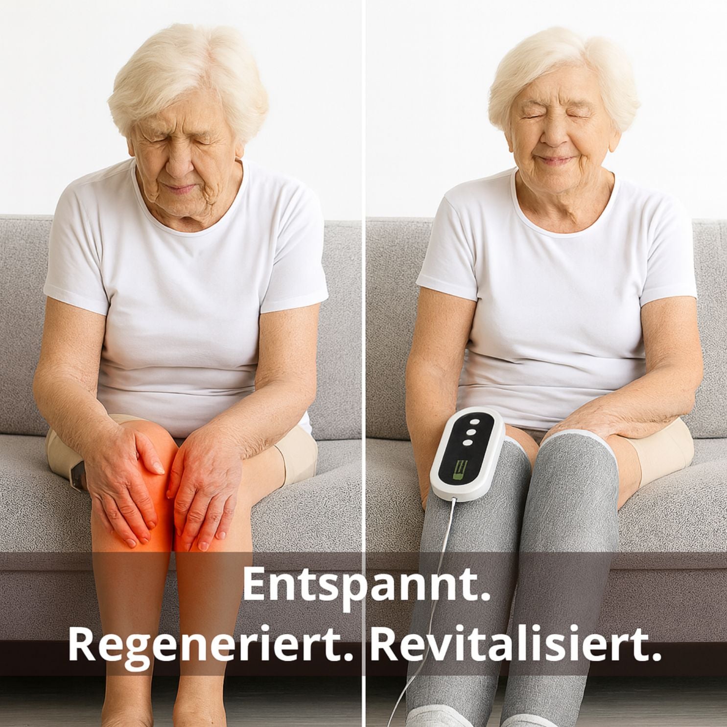 popyy® CircuTherm 3-in-1 Wärme- & Luftdruckmassagegerät für Beine & Füße