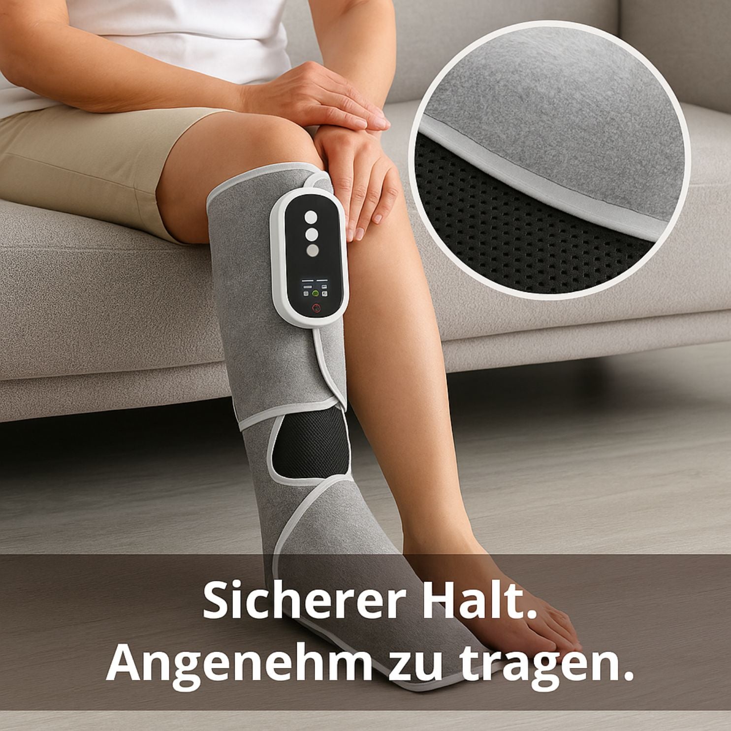 popyy® CircuTherm 3-in-1 Wärme- & Luftdruckmassagegerät für Beine & Füße