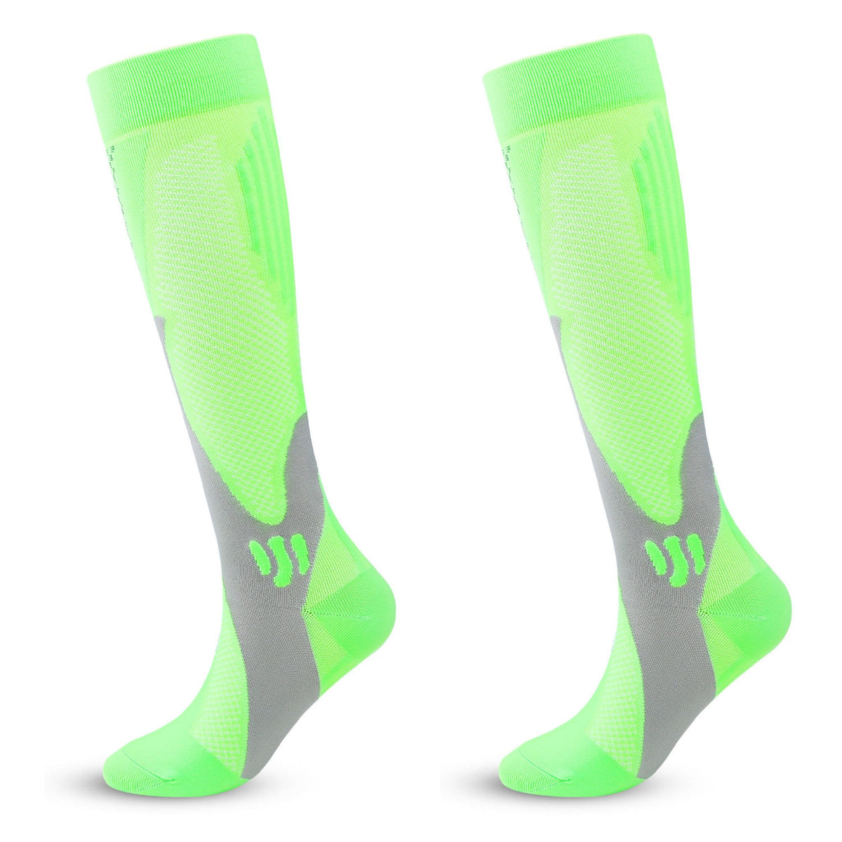 Kompressionsstrümpfe für schmerzfreie Beine und Füße, Grün