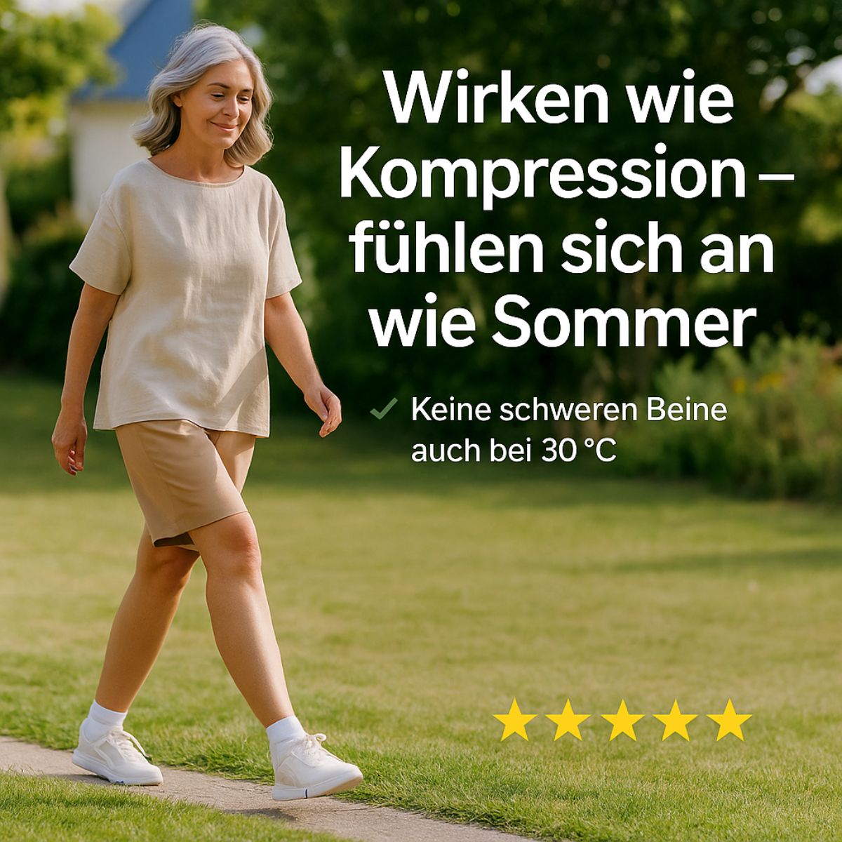 popyy® Atmungsaktive Kompressionssocken für den Sommer & schmerzfreie Füße