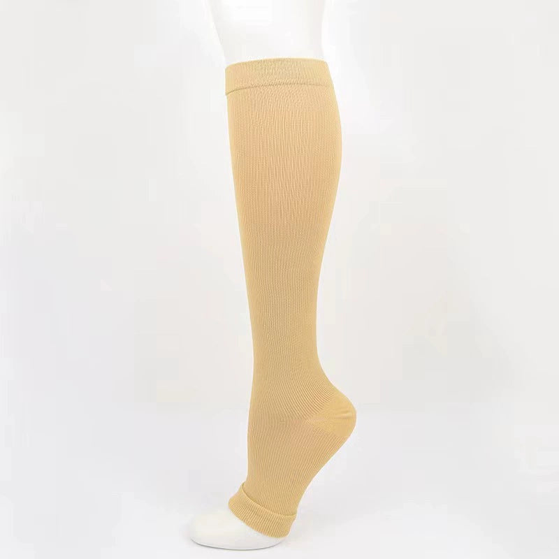 popyy® Kompressionsstrümpfe mit offenen Zehen für maximale Freiheit