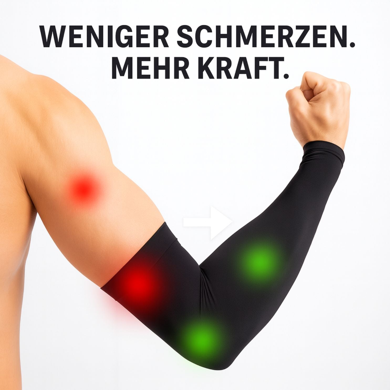 popyy® Armstrumpf mit Kompression