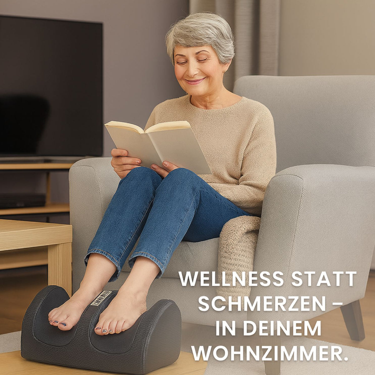 popyy® 3D-Massagegerät – Wellness für Zuhause bei müden, geschwollenen Füßen