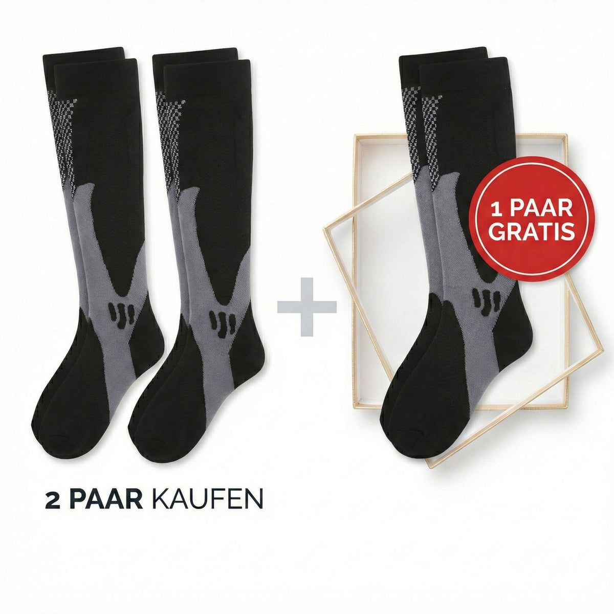 popyy Kompressionsstrümpfe für schwere, schmerzende Beine