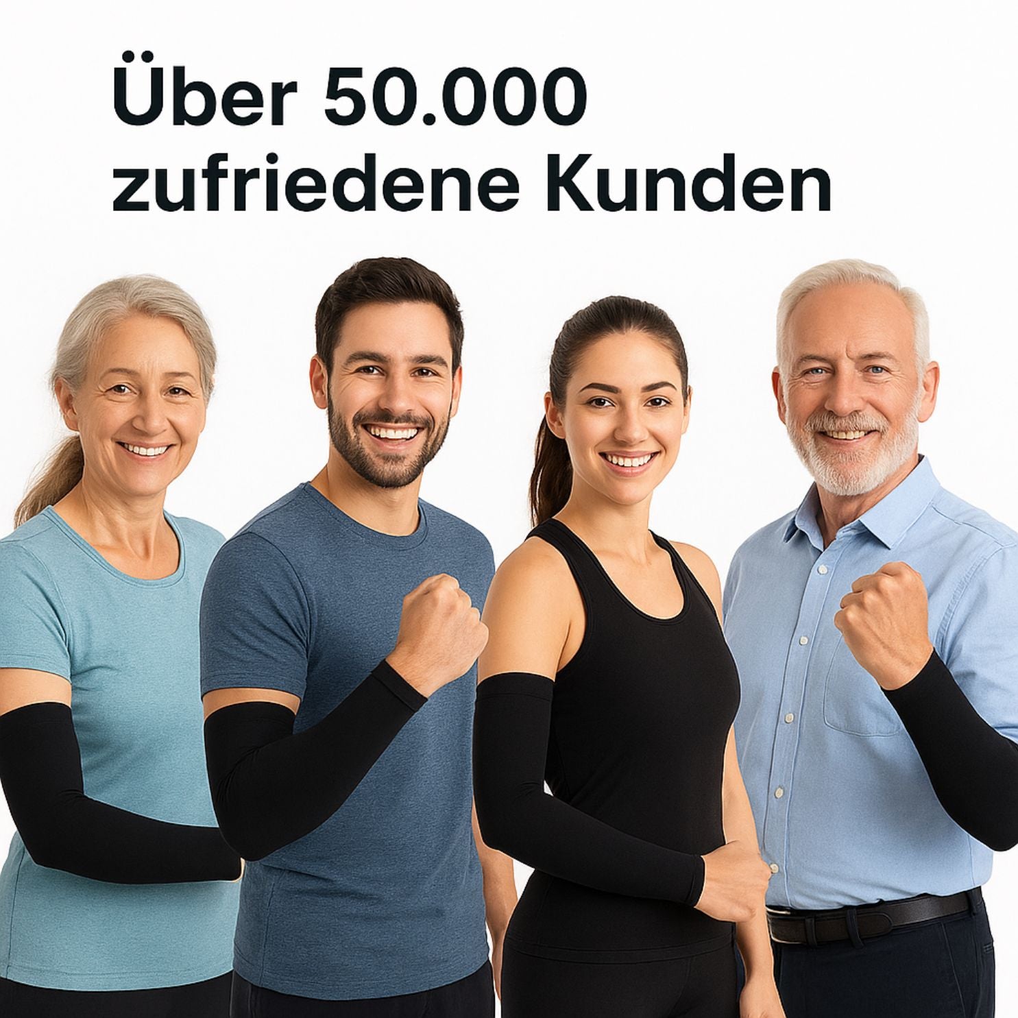 popyy® Armstrumpf mit Kompression