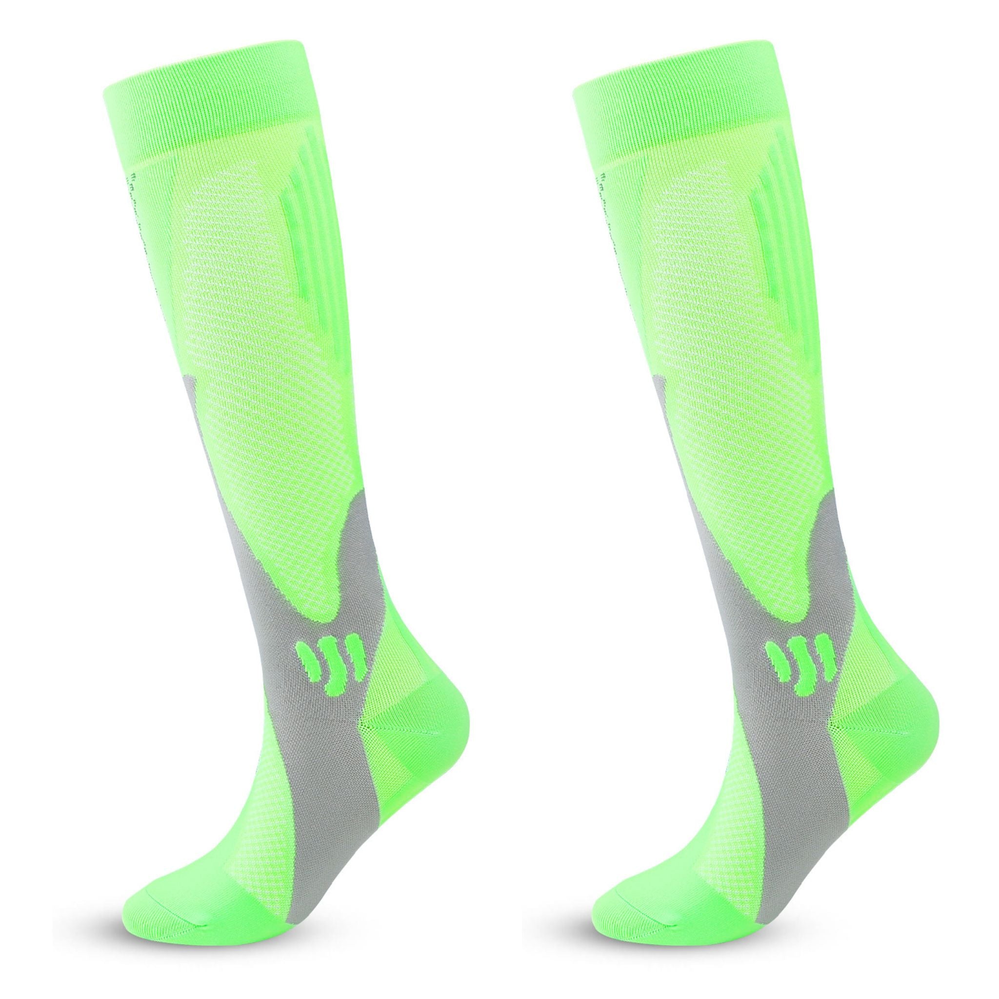 Kompressionsstrümpfe für schmerzfreie Beine und Füße, Grün