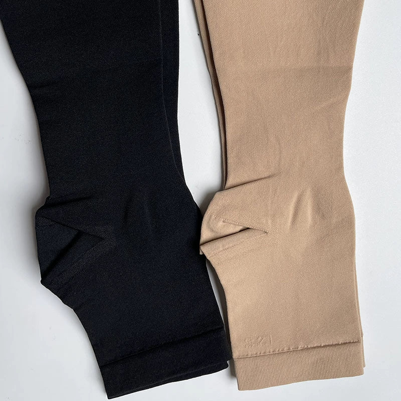 popyy® Kompressionsstrumpfhose mit offenen Zehen