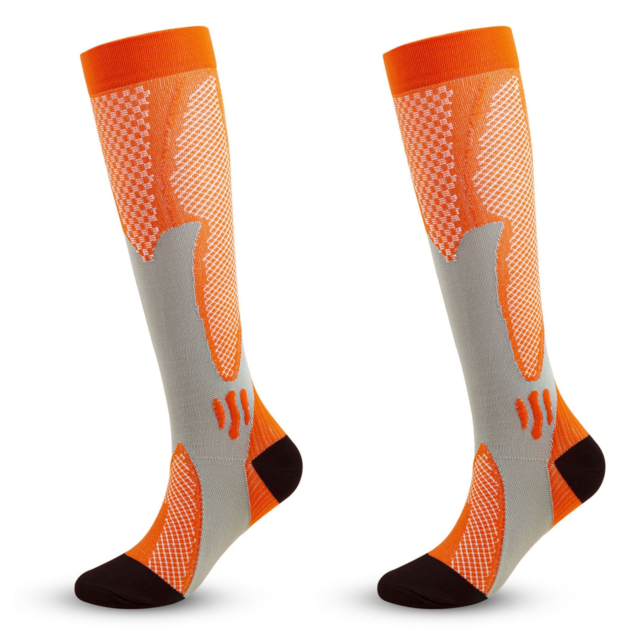 Kompressionsstrümpfe für schmerzfreie Beine und Füße, Orange